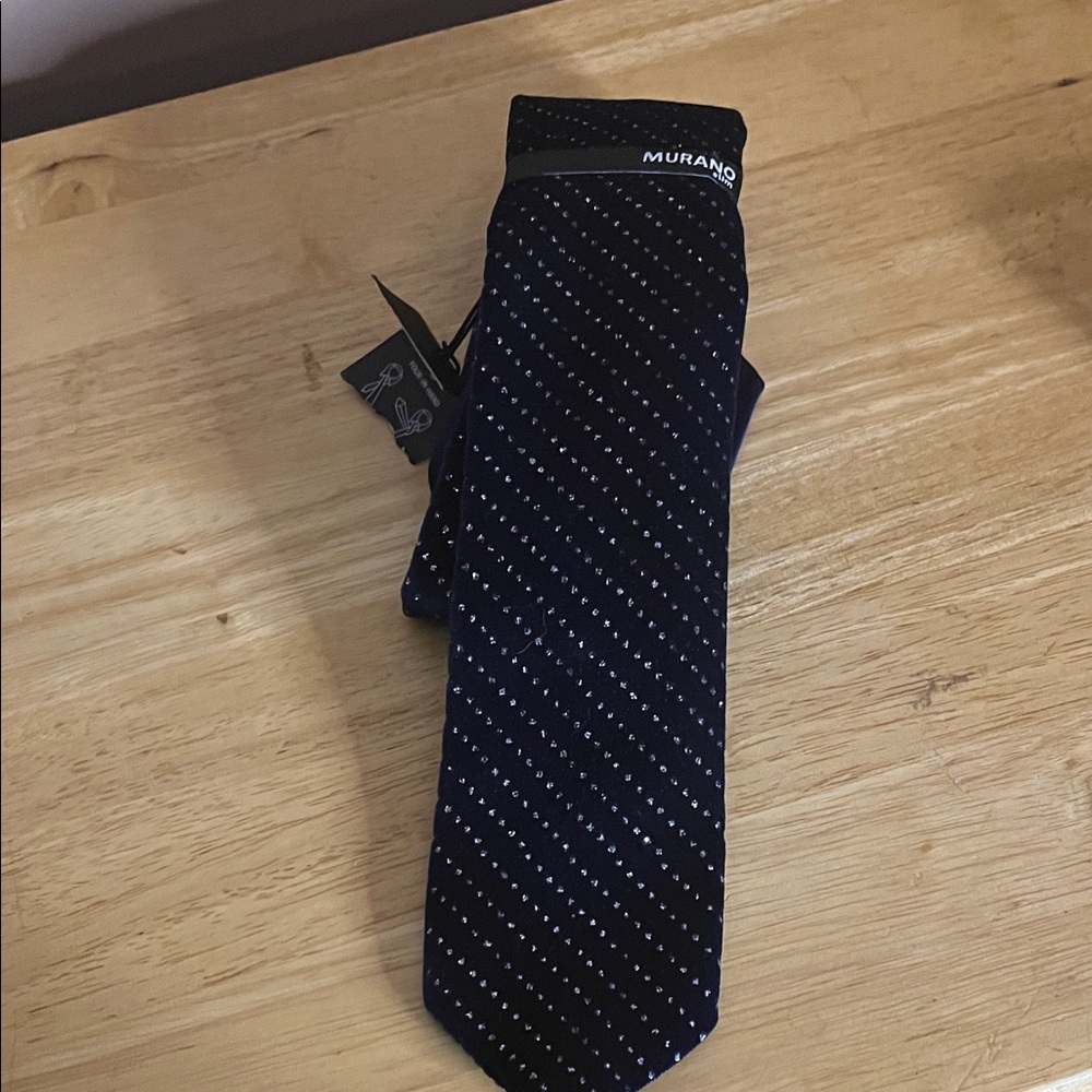😄Murano velvet and silk tie slim